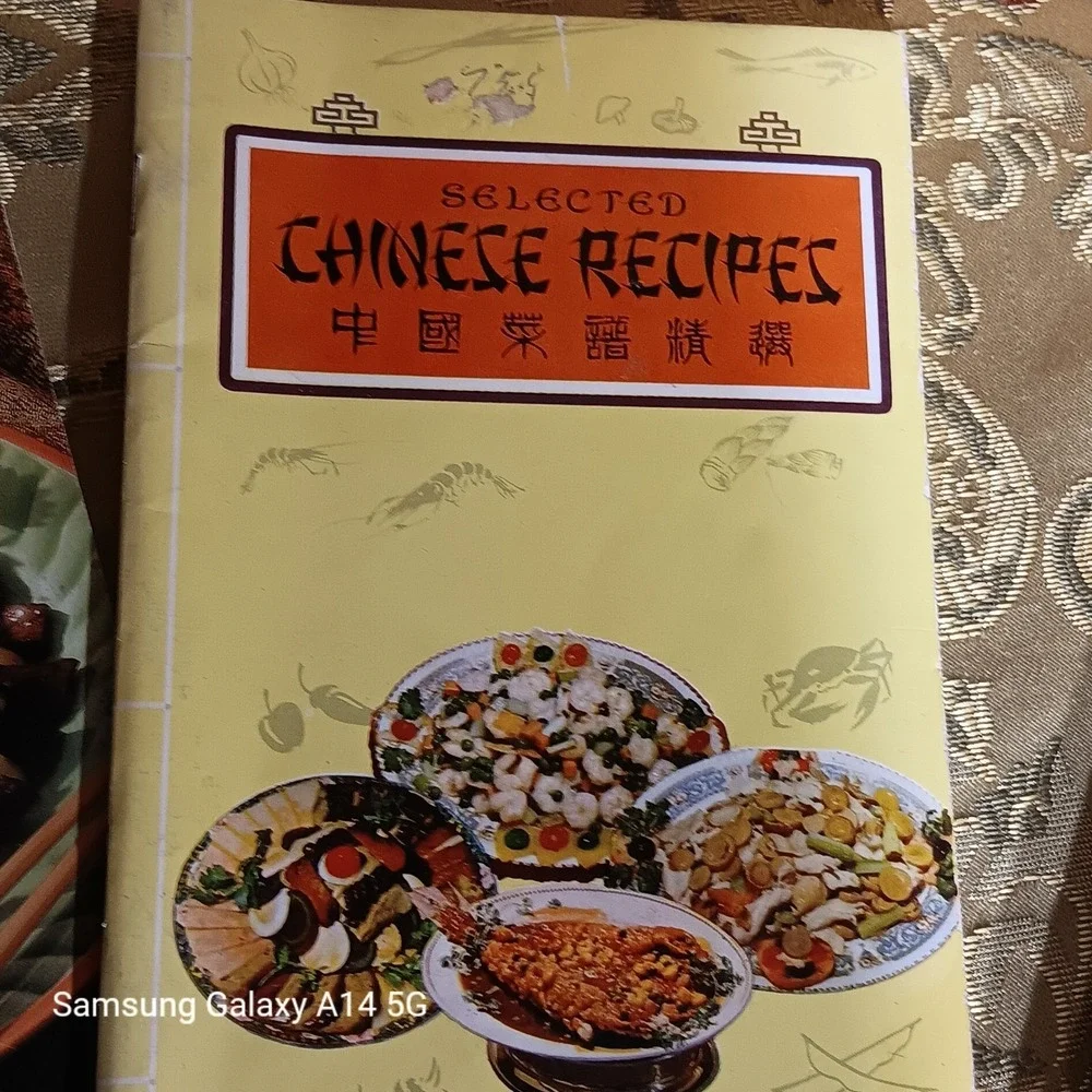 Vintage Chinese Cooking Recipe Booklet Lot Kikkoman Dynasty Stir-Fry 6pc + Clips